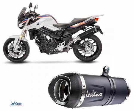 14356EB Exhausts Leovince homologated stainless steel LE ONE BLACK BMW F 800 R/GT 2017 > 2020