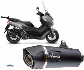 Full Exhaust System Leovince homologated stainless steel NERO 1/1 YAMAHA NMAX 125 2017 > 2020