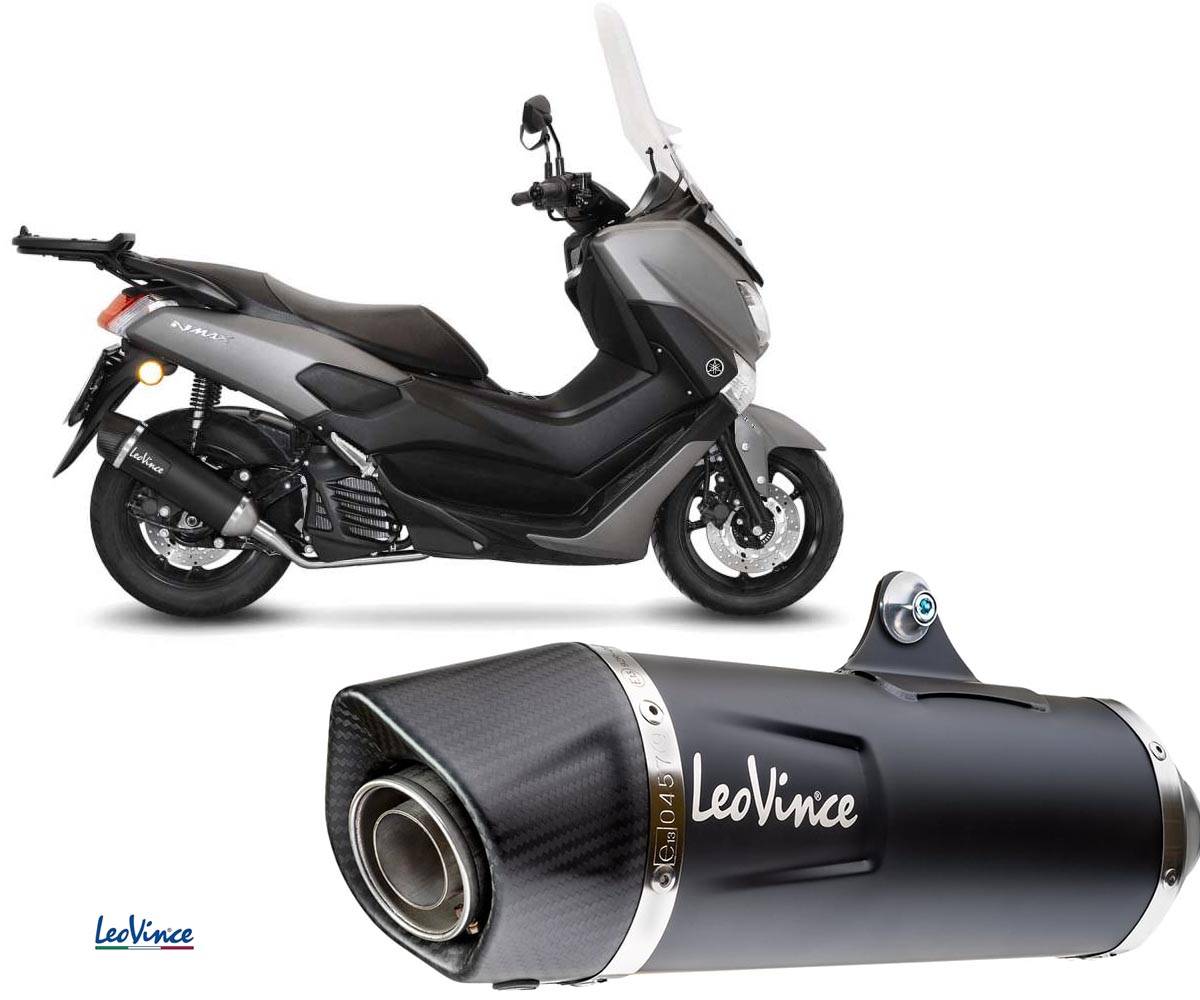 Full Exhaust System Leovince Stainless Steel Nero 1/1 Yamaha Nmax 155 2017 > 2020 - 1