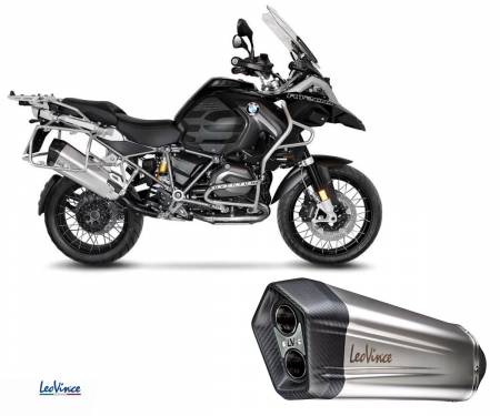 15301 Exhausts Leovince homologated LV-12 stainless steel BMW R 1200 GS/ADVENTURE 2013 > 2018