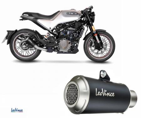 15242B Exhausts Leovince Racing stainless steel LV-10 BLACK SVARTPILEN 125/VITPILEN 125 2021 > 2023