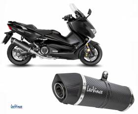 Full Exhaust System Leovince stainless steel LV ONE EVO BLACK 2/1 YAMAHA TMAX 530 ABS/DX/SX 2017 > 2019