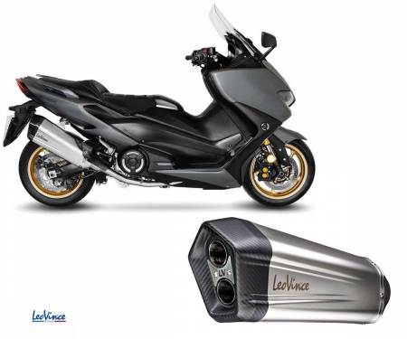 15305 Full Exhaust System Leovince LV-12 stainless steel YAMAHA TMAX 560/TECH MAX 2020 > 2024