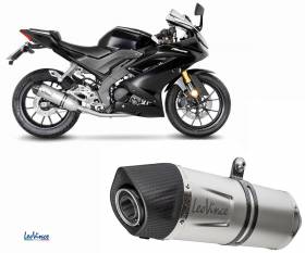 Full Exhaust System Leovince homologated stainless steel LV ONE EVO 1/1 YAMAHA YZF-R125 2019 > 2020