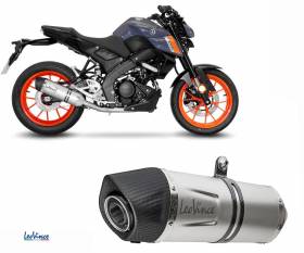 Full Exhaust System Leovince homologated stainless steel LV ONE EVO 1/1 YAMAHA YZF-R125 2021 > 2023