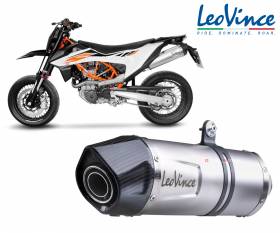 Exhaust Leovince LV ONE EVO INOX approved KTM 690 SMC R 2019 > 2020 14324EK