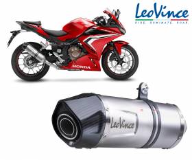 Exhaust Leovince LV ONE EVO INOX approved HONDA CBR 500 R 2019 > 2024 14314E