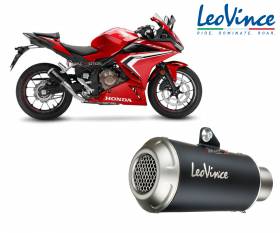 Exhaust Leovince LV-10 BLACK EDITION INOX Racing HONDA CBR 500 R 2019 > 2024 15236B