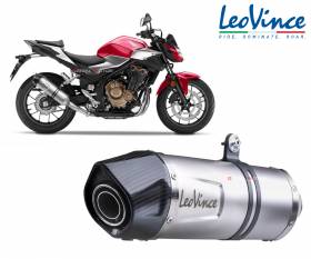 Exhaust Leovince LV ONE EVO INOX approved HONDA CB 500 F 2019 > 2024 14314E