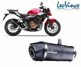 Exhaust Leovince LV ONE EVO CARBON approved HONDA CB 500 F 2019 > 2024 14315E