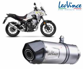 Exhaust Leovince LV ONE EVO INOX approved HONDA CB 500 X 2019 > 2024 14314E