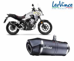 Exhaust Leovince LV ONE EVO CARBON approved HONDA CB 500 X 2019 > 2024 14315E