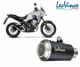 Exhaust Leovince LV-10 BLACK EDITION INOX Racing HONDA CB 500 X 2019 > 2024 15236B