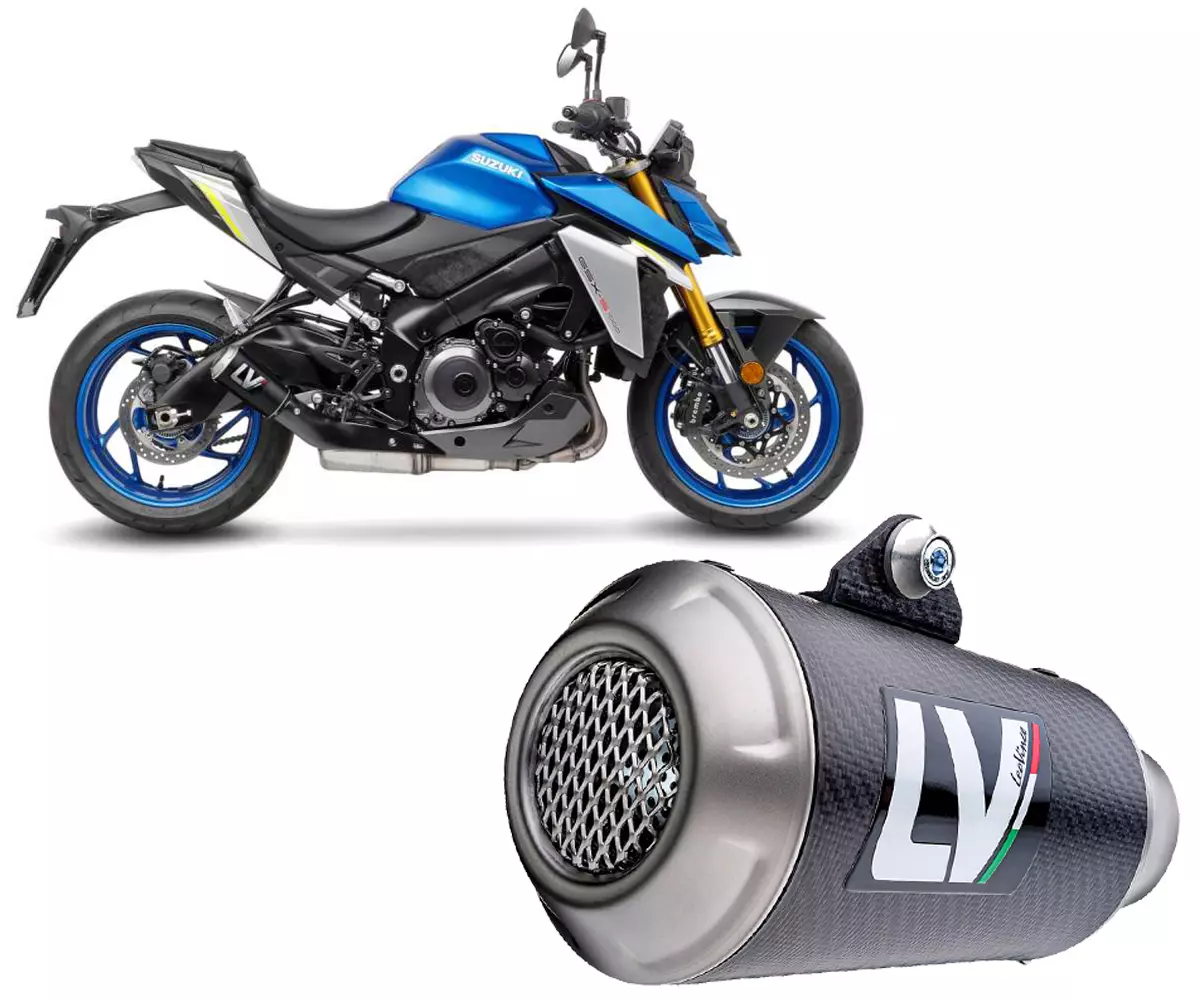 Pot D'échappement LeoVince LV-10 FULL BLACK Pour Kawasaki Z 900 - Acier Inoxydable, Homologué