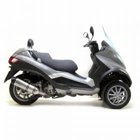 Exhaust Leovince Lv One Evo Stainless Steel Piaggio Mp3 400/Lt/Rst 2007 > 2012