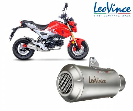 Full exhaust 1/1 Leovince LV-10 INOX Racing HONDA MSX 125 / GROM 2017 > 2020 15237