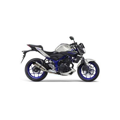 14122E Scarico Completo Leovince Lv One Evo Acciaio Yamaha Mt 25 2015 > 2020