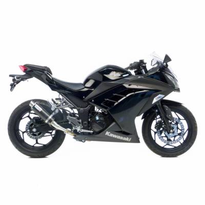 3293 Pot D'Echappement Gp Corsa Carbone Kawasaki Ninja 300 R/Abs 2013 > 2016
