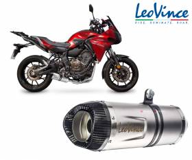 Pot D'Echappement Complete Leovince Lv One Evo Acier Yamaha Xsr 700 2016 > 2020