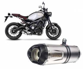Complete Exhaust Kat System Leovince Lv One Evo Steel Yamaha Xsr 900 2016 > 2020