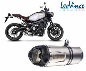 Pot D'Echappement Complete Leovince Lv One Evo Acier Yamaha Xsr 900 2016 > 2020