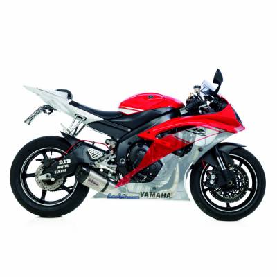 8483S Complete Exhaust System Leovince Factory S Steel Yamaha Yzf R6 2006 > 2016