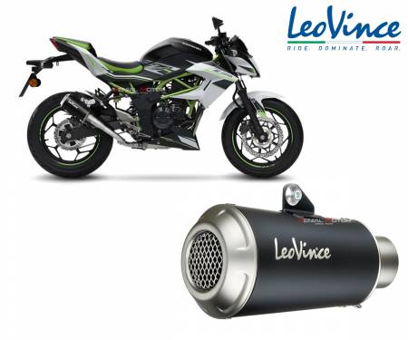 Exhaust Leovince LV-10 BLACK EDITION INOX Racing KAWASAKI Z 125 2019 > 2023 15230B
