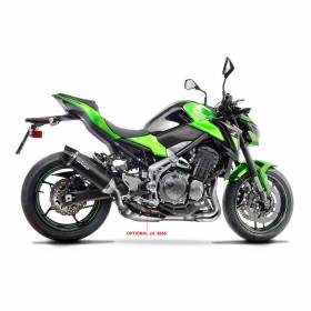 Pot D'Echappement Noir Acier Kawasaki Z 900 2017 > 2020