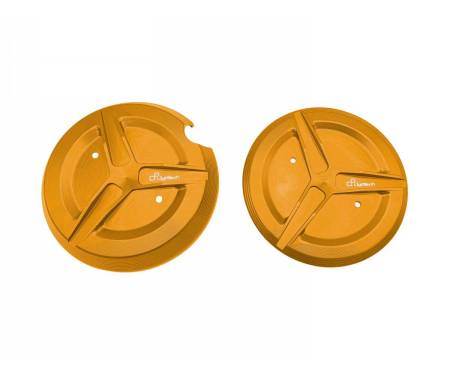 ECPYA010ORO LIGHTECH Crankcase Cover T-Max 530-560 (Pair) Gold for Yamaha T-Max 530 2017 > 2021