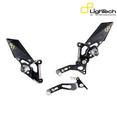 LIGHTECH Adjustable Rearsets with Fixed Footpeg FTRDU005 Ducati 1098 2007 > 2009