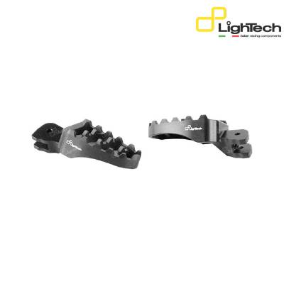 LIGHTECH Adjustable Rearsets with Fold Up Footpeg FTRDU009NERW Ducati HYPERMOTARD 821 2013 > 2018