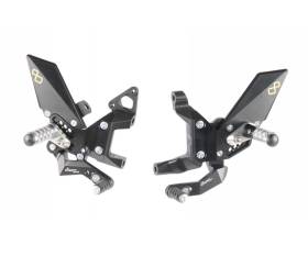 LIGHTECH Adjustable Rearsets with Fixed Footpeg FTRDU011 Ducati Panigale 1299 2011 > 2016