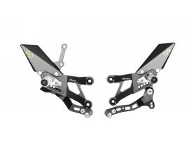 Adjustable Rear Sets With Fixed Foot Pegs Lightech per Yamaha R3 {{year_system}}