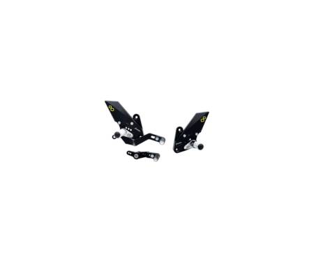 LIGHTECH Adjustable Footrests with Articulated Footrest FTRYA017W for Yamaha MT-09 2021 > 2024