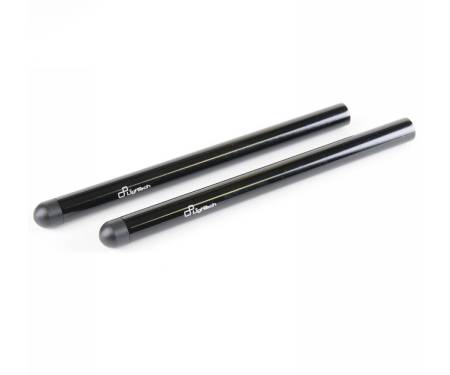 HBT009NER LIGHTECH Par de tubos de manillar - Negro - Largo 260 Mm D.15.8 Negro para Yamaha R1 2020 > 2021