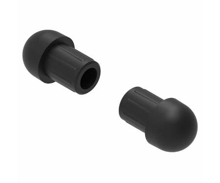 HBT008NER LIGHTECH Kit Handlebar Caps for Tubes Internal Diameter 15.8 Black for Yamaha R1 2020 > 2021