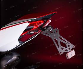 LIGHTECH Verstellbare Kennzeichenhalter Komplett Mit Homologiert KTARDU109B3 Ducati Panigale 959 2016 > 2019