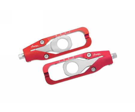 TEKA003ROS Tendeurs de chaîne LIGHTECH rouges pour Kawasaki ZX 10 R 2011 > 2015