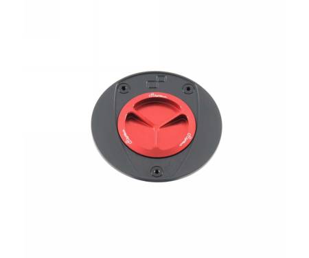 TFN228ROS LIGHTECH Fuel Cap With Screw Lock Red for Ducati Panigale V2 2021 > 2024
