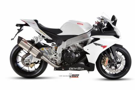 A.008.L7 Mivv Exhaust Muffler Suono Stainless Steel for Aprilia Rsv4 2009 > 2016