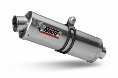 A.004.LX1 Mivv Exhaust Mufflers Oval Stainless Steel for Aprilia Rsv 1000 2004 > 2008
