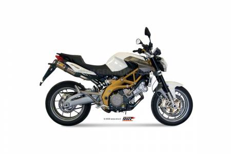 A.006.L7 Mivv Approved Exhaust Mufflers Suono Steel for Aprilia Shiver 750 2008 > 2016