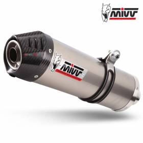 Mivv Exhaust Muffler Oval Titanium With Carbon Cap kat for BMW F 800 R GT 2009 > 2020