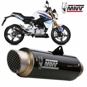 Mivv Complete Exhaust Gp Pro Carbon for BMW G 310 R 2018 > 2024