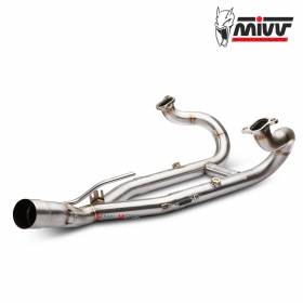 Mivv No Kat Link Pipe Downpipe Stainless Steel for BMW R 1200 GS ADVENTURE 2013 > 2018