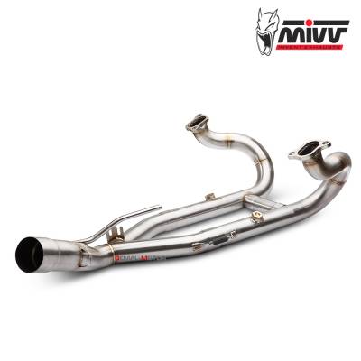 B.016.C1 Mivv No Kat Link Pipe Downpipe Stainless Steel for BMW R 1200 GS ADVENTURE 2013 > 2018
