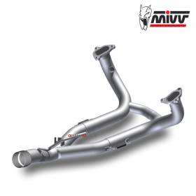 Mivv No Kat Link Pipe Downpipe Steel for BMW R 1250 GS 2018 > 2023