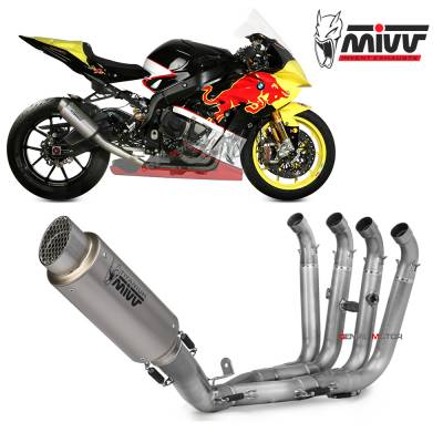 X.BW.0004.S6P Mivv Steel Complete Exhaust Full system Inox for BMW S 1000 RR 2017 > 2018