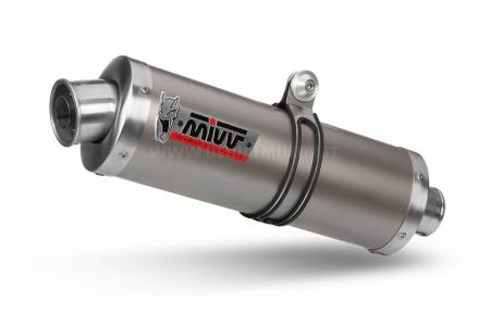 UD.005.L4 Mivv Approved Exhaust Mufflers Oval Titanium Underseat Ducati 748 1994 > 2003