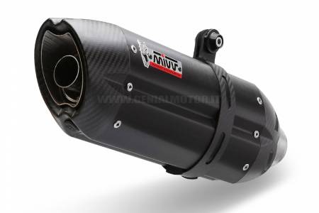 D.022.L9 Mivv Exhaust Muffler Suono Black for Ducati Hypermotard 1100 Evo 2010 > 2012